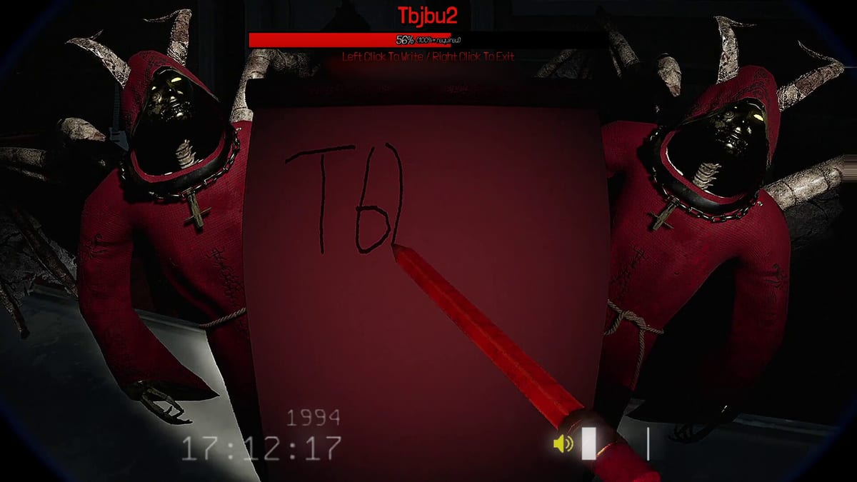Jumpscare SCREAM NOTE frappant un joueur en pleine manche